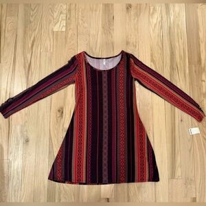 Mudd Lace-Up Sleeve suede  Dress